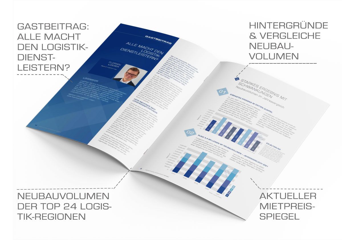 Die Logivest Neubauvolumenkarte für Logistikimmobilien im Detail