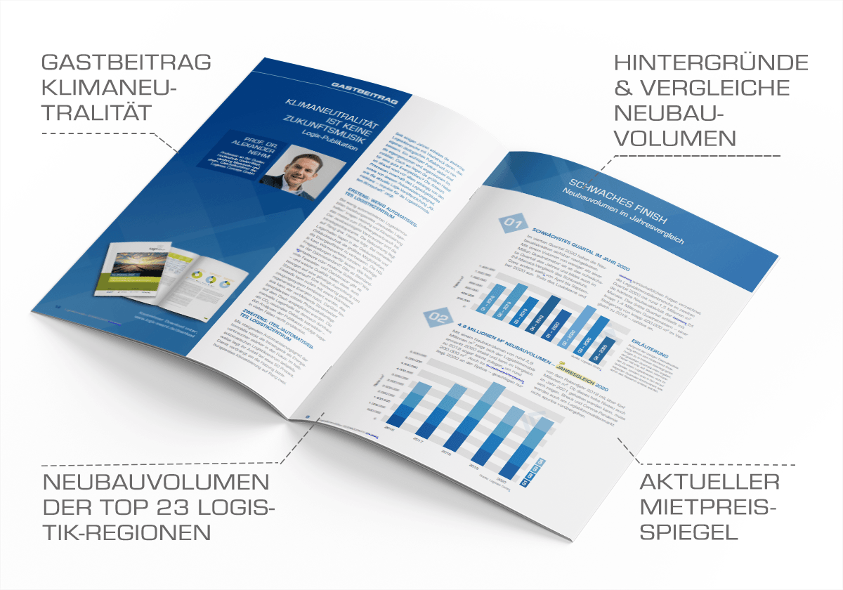Die Logivest Neubauvolumenkarte für Logistikimmobilien im Detail