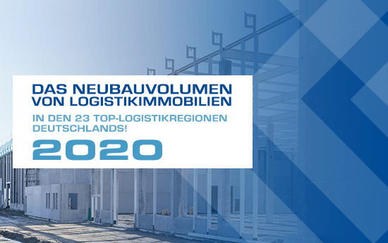 Neubauvolumenkarte von Logistikimmobilien 2020 Bild