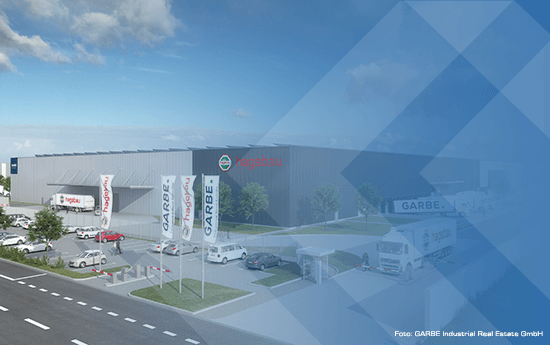 Garbe errichtet Logistikzentrum für die Hagebau-Gruppe im A27park Walsrode Bild