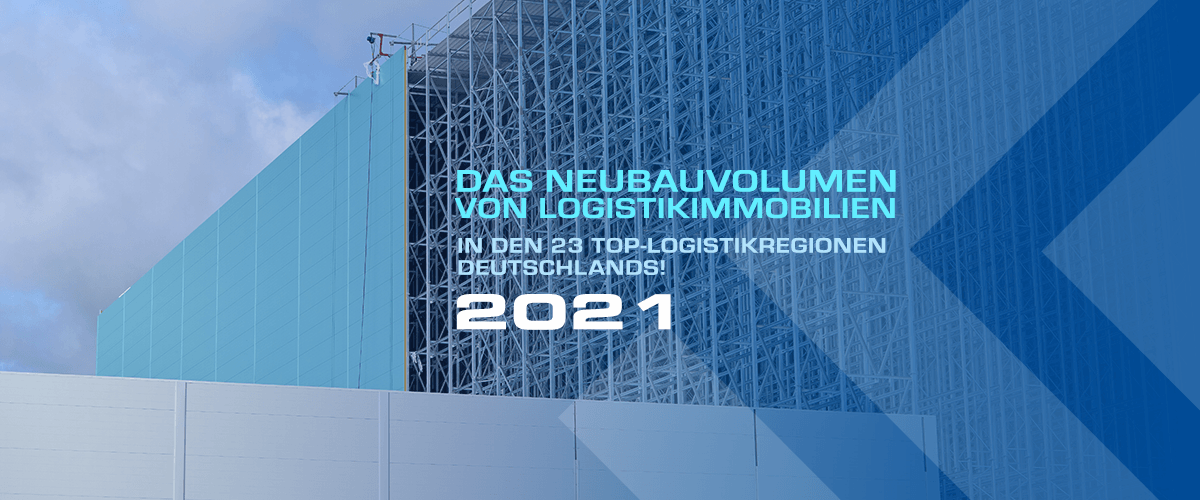 Neubauvolumenkarte von Logistikimmobilien 2021 Bild