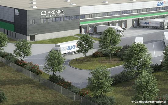 BLG plant nachhaltiges Logistikzentrum „C3 Bremen“ Bild