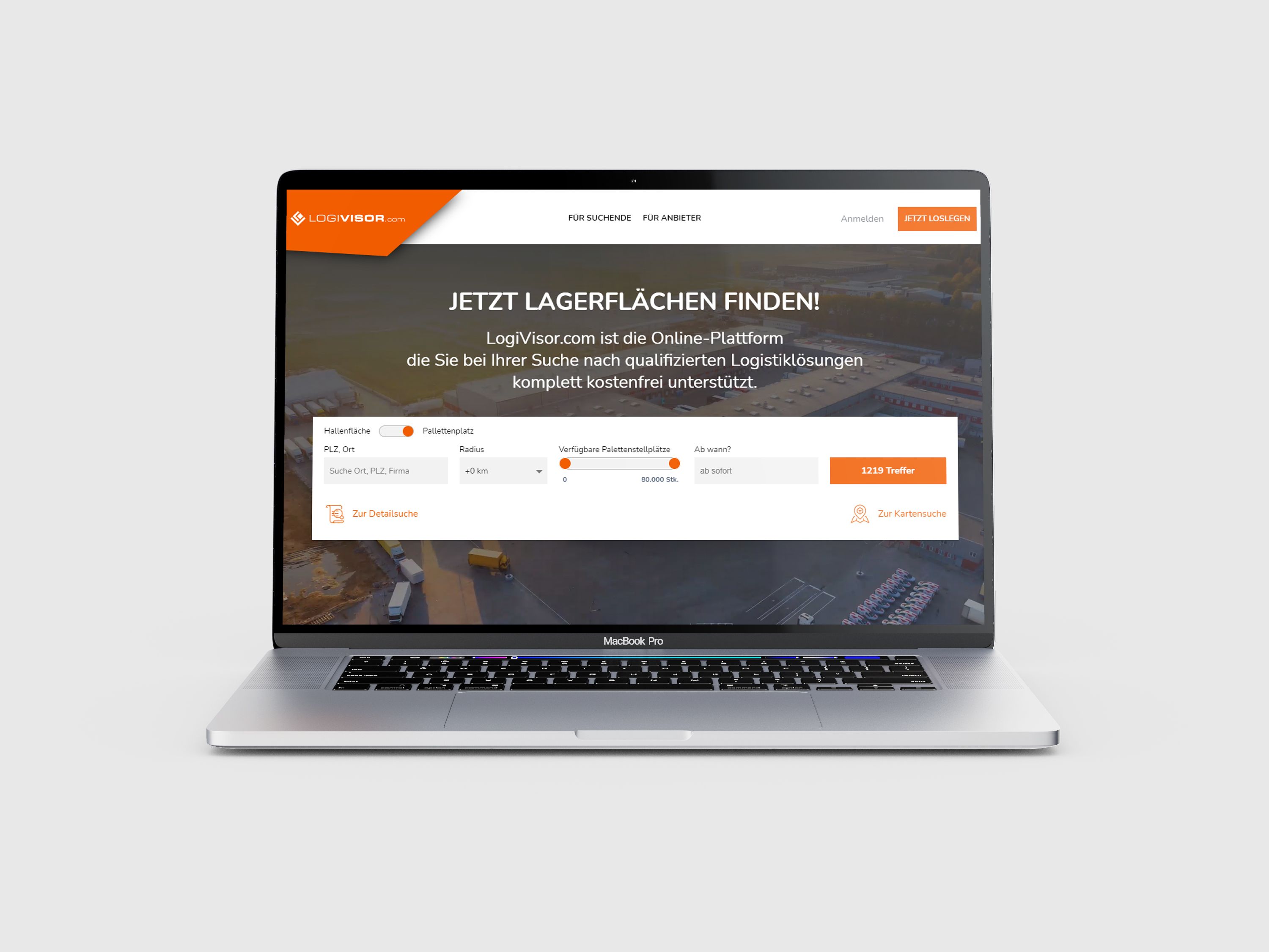 LogiVisor.com – Logivest startet mit Onlineplattform für Handel & Industrie Bild