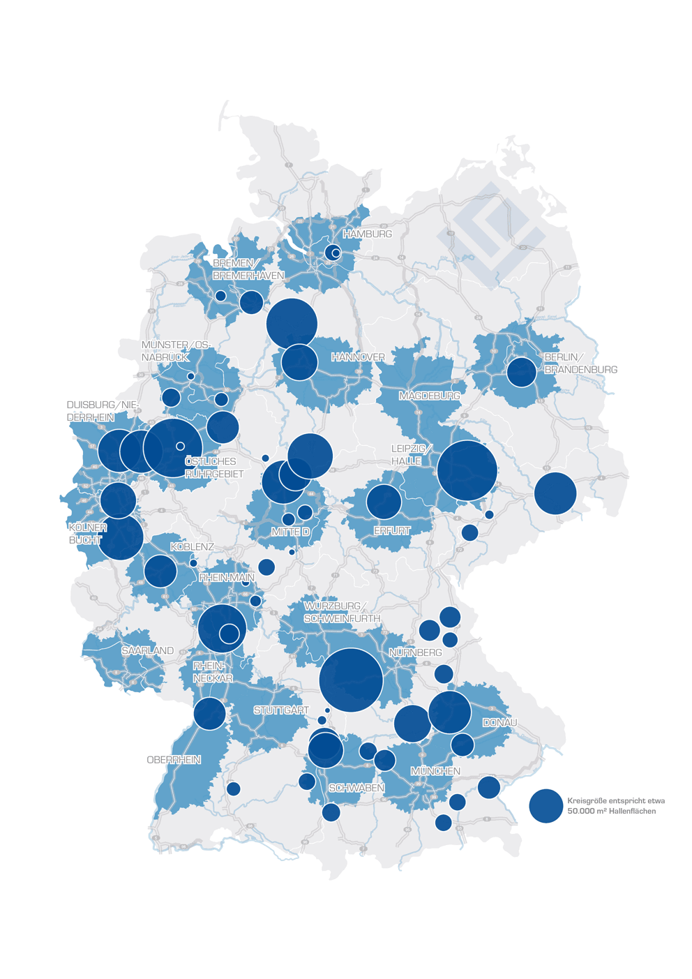 Neubau Entwicklung Logistikimmobilien Karte Q4 2018 web