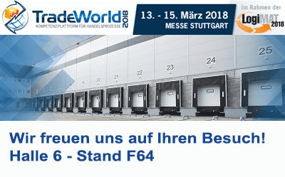 TRADEWORLD 2018 rahmen LOGIMAT in Stuttgart