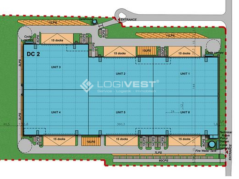 Logivest - Musterbild von Gewerbehalle – 39378