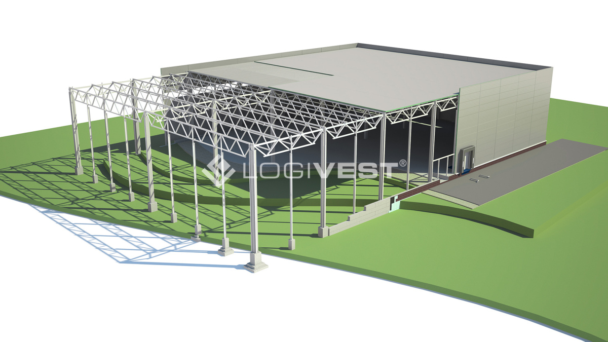 Logivest - Musterbild von Lagerhalle – 86901